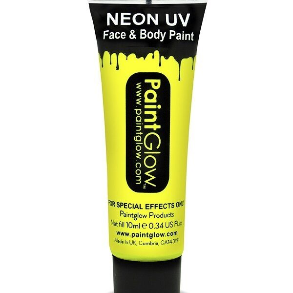 Maquillaje UV Amarillo