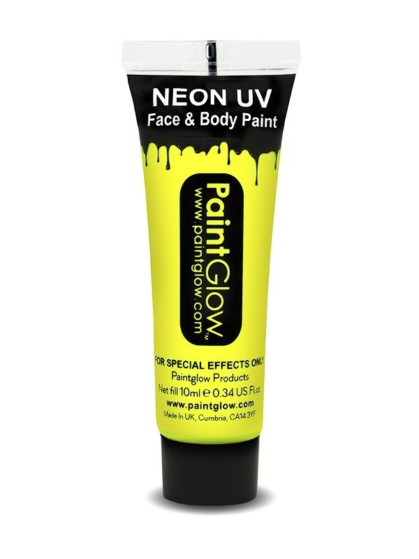 Maquillaje UV Amarillo