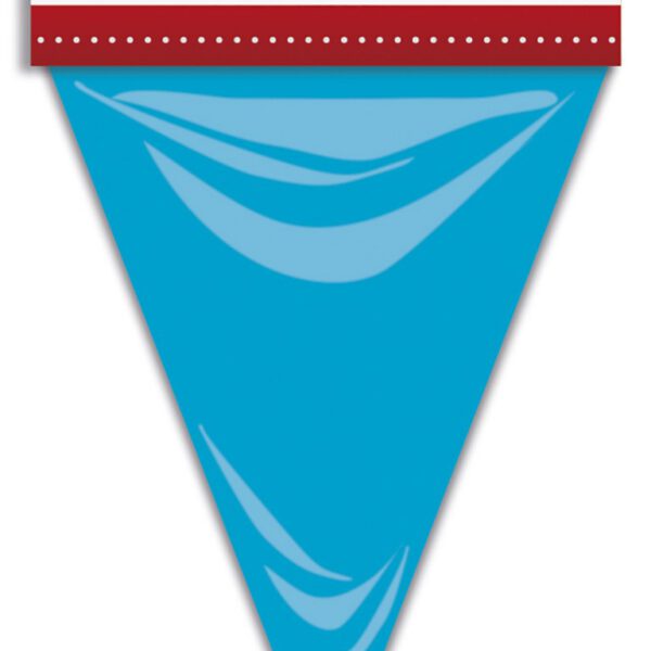 Bolsa Bandera triangular azul bebe