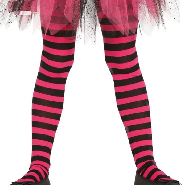 Pantys Fucsia con rayas