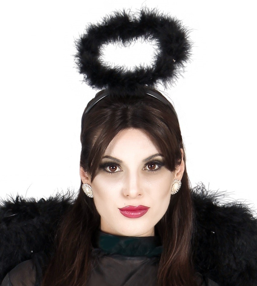 Diadema angel negro