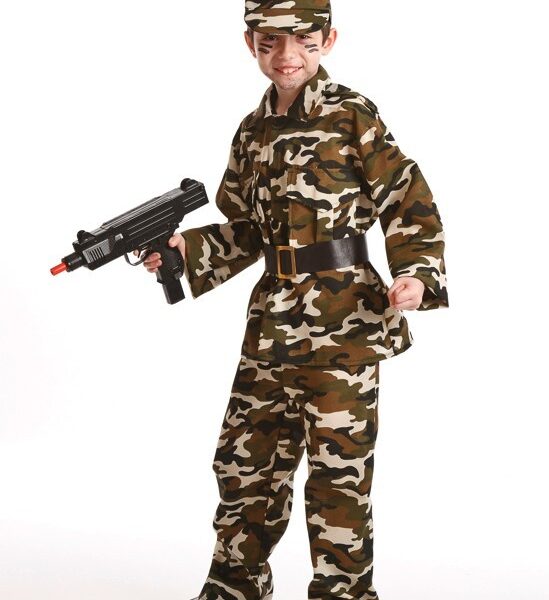 Disfraz de Militar infantil