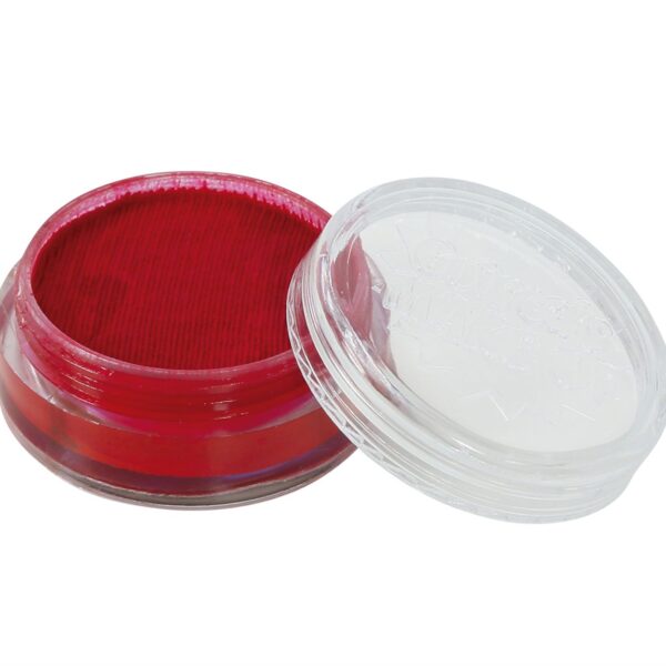 Maquillaje al agua rojo