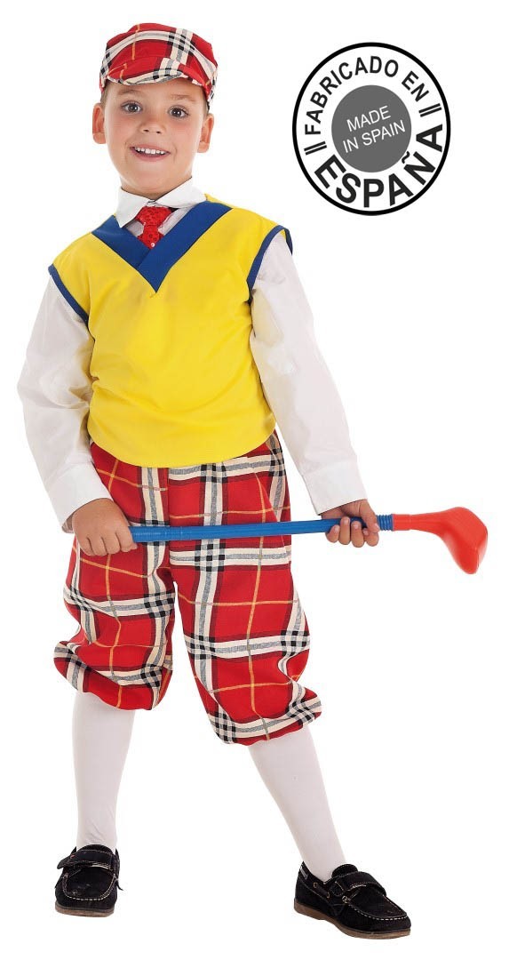 Disfraz de Jugador de Golf de niño