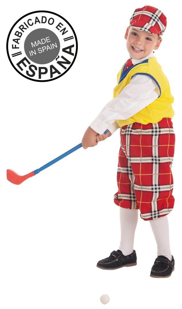 Disfraz de Jugador de Golf de niño