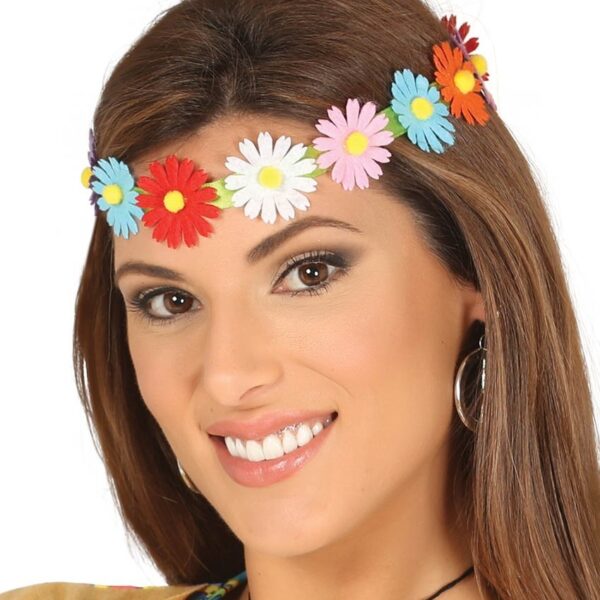 Diadema de Flores multicolor