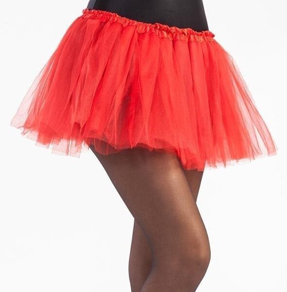 Tutu mediano rojo