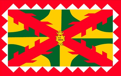 Bandera de Huesca ciudad