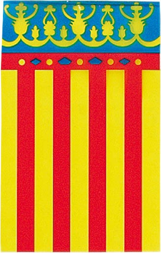 Bandera de plástico Valencia