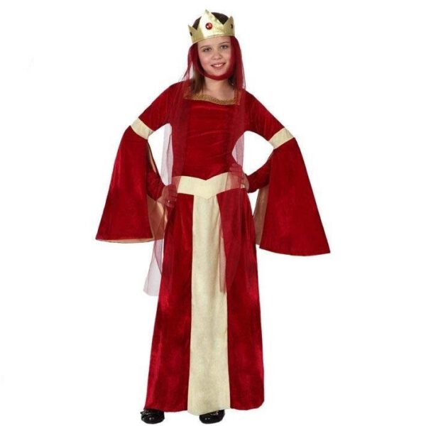 Disfraz Dama Medieval Rojo