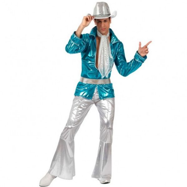 Disfraz de Disco Azul para hombre