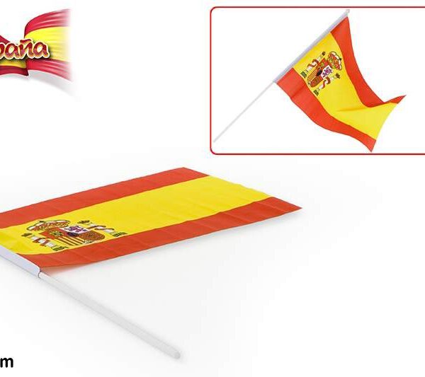 Bandera de España con Palo