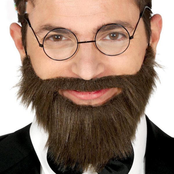 Barba y Bigote Castaña