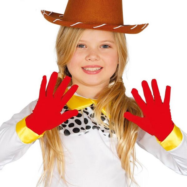 Guantes rojos infantiles