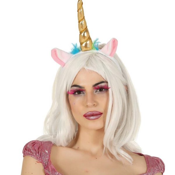 Diadema Unicornio Oro