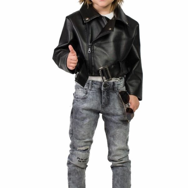 Cazadora Negra Infantil