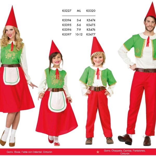 Disfraces Gnomos