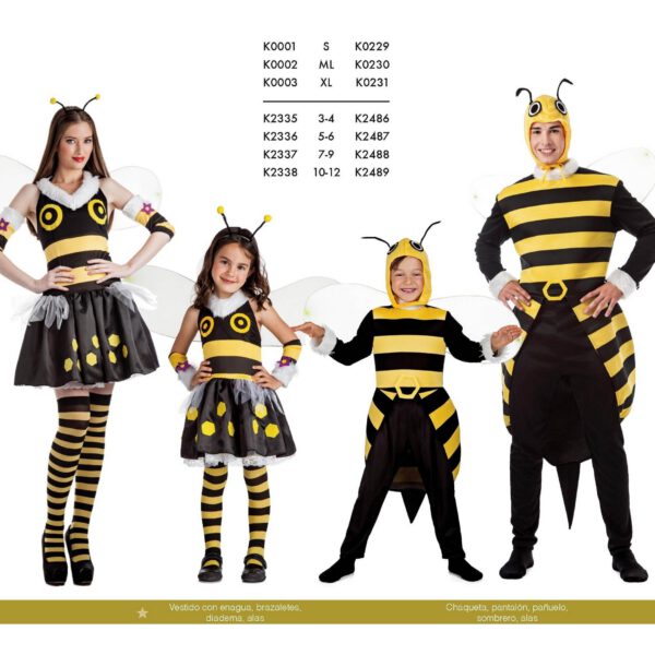Disfraces de Abejas