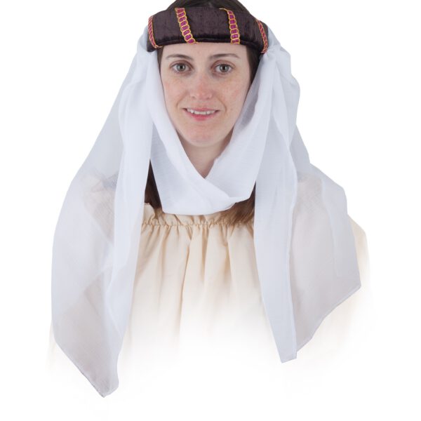 Tocado Medieval Marrón