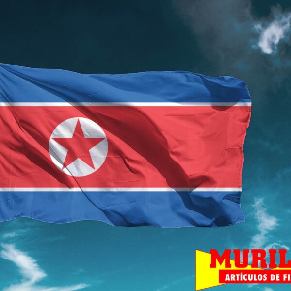 Bandera de Corea del Norte
