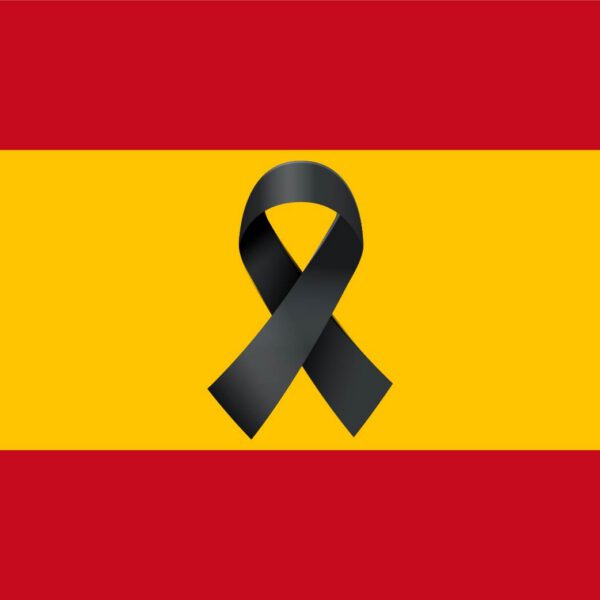 Bandera de España Crespón