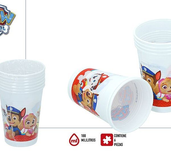 Vasos de la patrulla canina