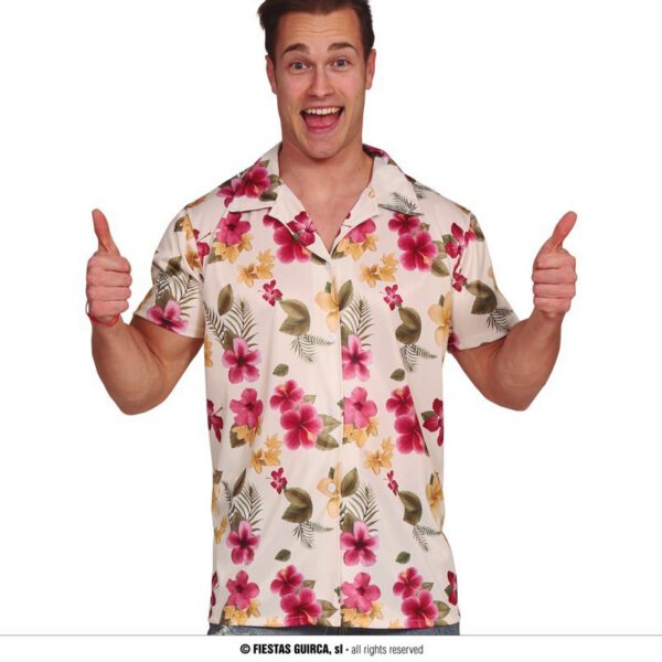 Camisa Hawaiano Flores