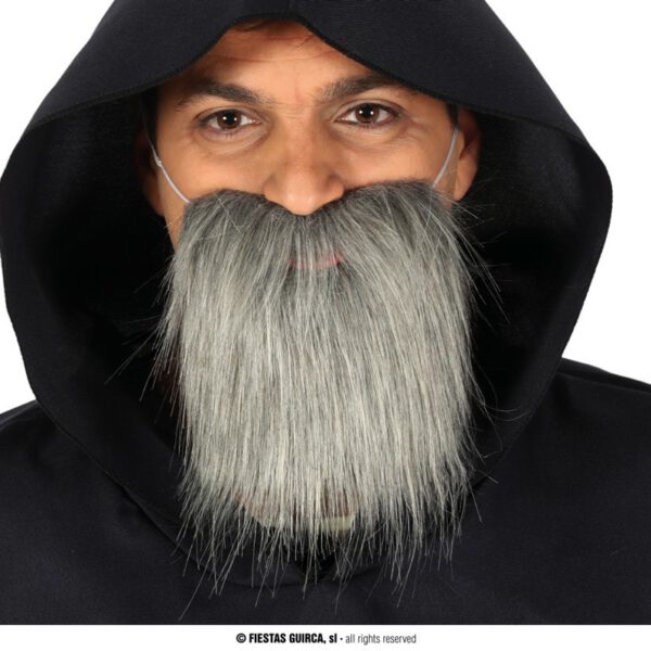 Barba Mediana Gris
