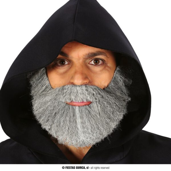 Barba Tupida Gris