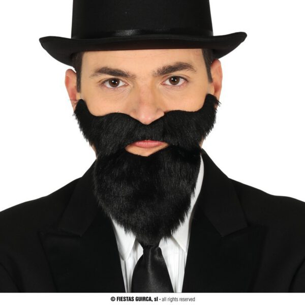 Barba y Bigote negro