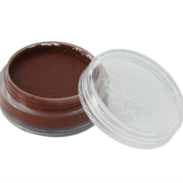 Maquillaje al agua marrón
