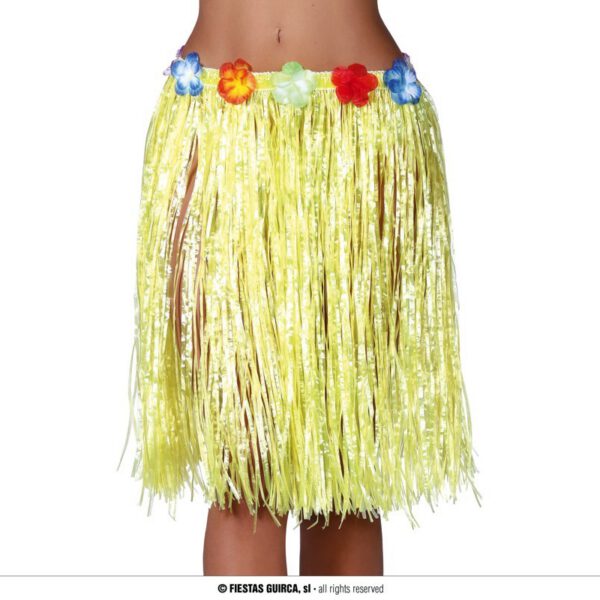Falda Hawaiana Amarilla