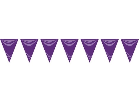 Gallardete Morado 25 metros