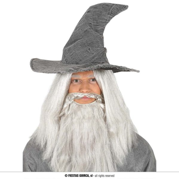 Sombrero mago gris