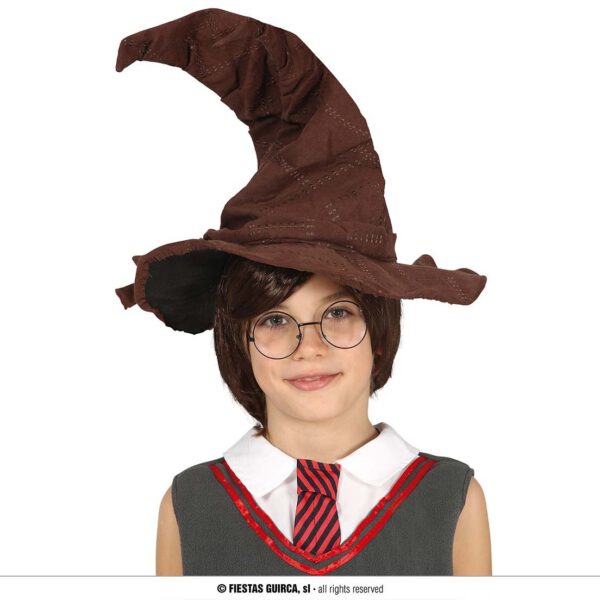 Sombrero mago marrón infantil