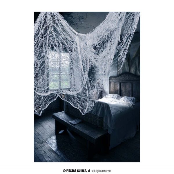 Tela Blanca Decoración Halloween