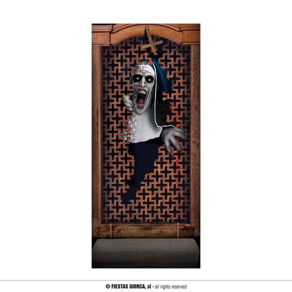Decoración puerta confesionario