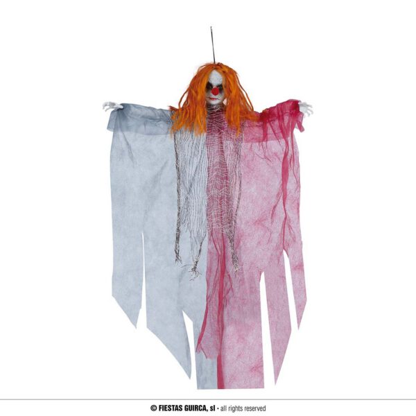 Colgante payaso nariz roja
