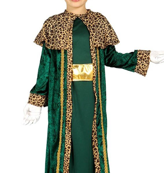 Disfraz de Rey Mago Verde Infantil