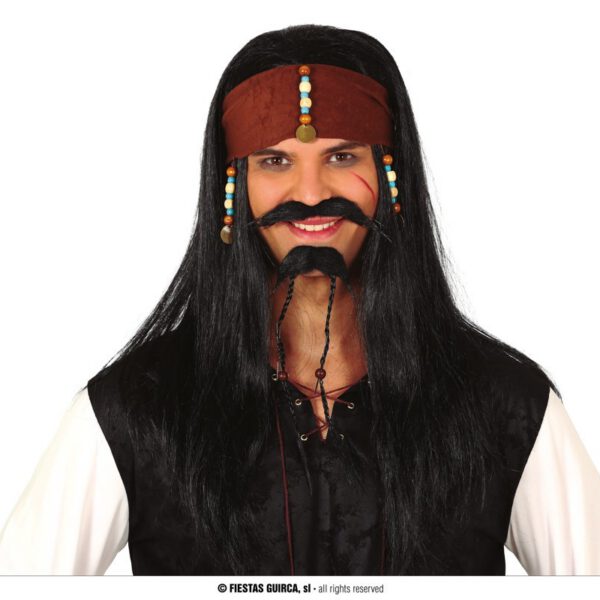 Peluca Pirata con pañuelo
