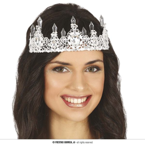 Diadema metalica plata