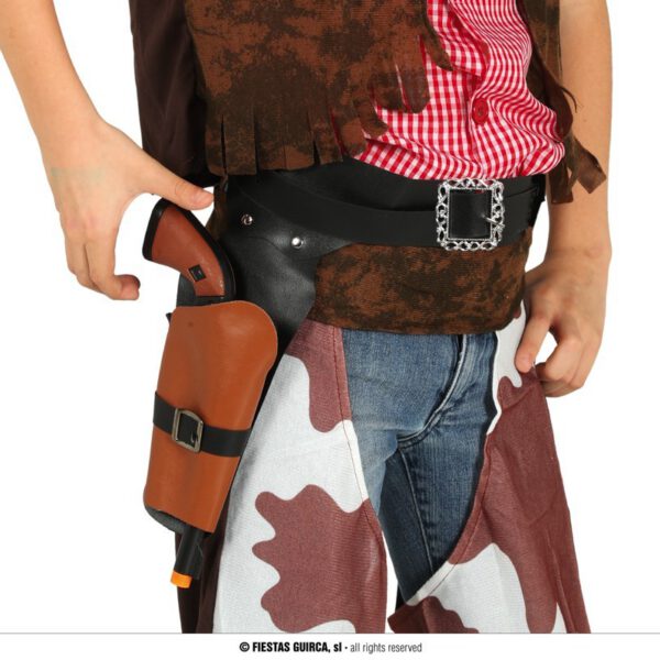 Cartuchera con pistola infantil