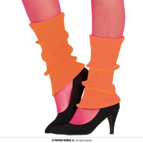 Calentadores naranja neon