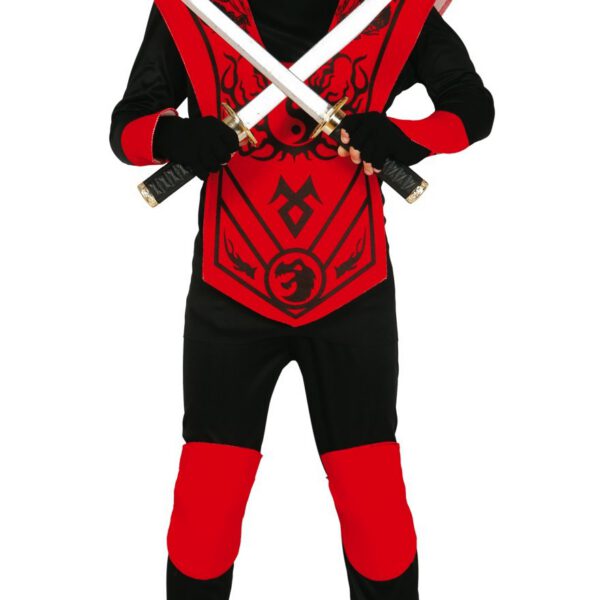 Disfraz de Ninja Rojo Infantil