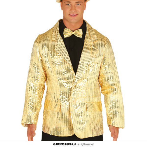 Chaqueta Lentejuelas Oro