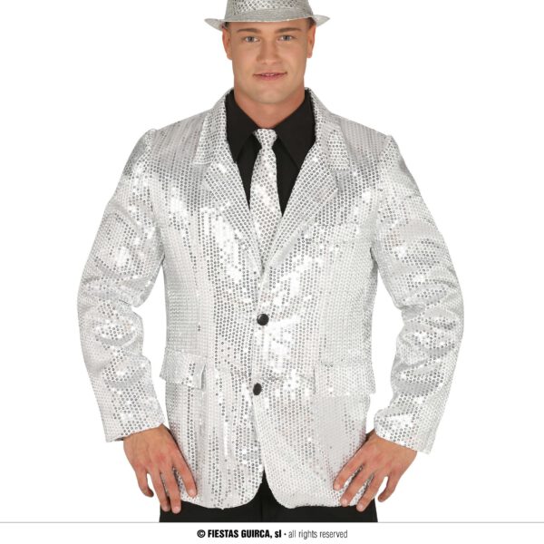 Chaqueta Lentejuelas Plata