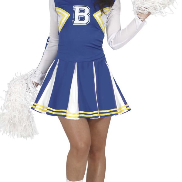 Disfraz de Cheerleder azul