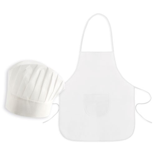 Delantal y gorro cocinero Infantil