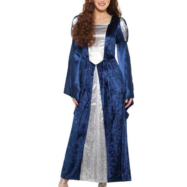 Disfraz de Dama Medieval azul