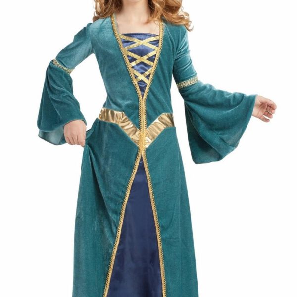 Disfraz de Princesa medieval verde
